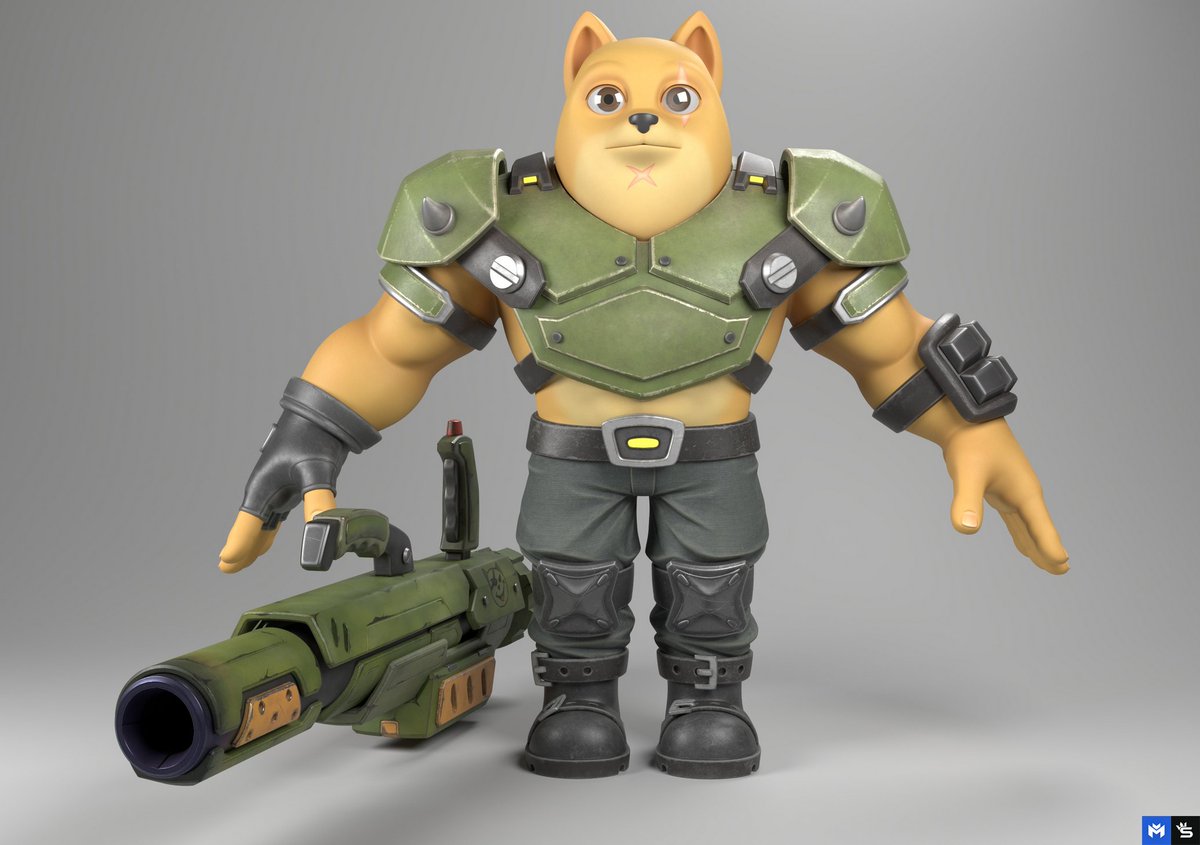 MaviaGame's tweet photo. Meet the newest Mavia Hero - Doge King 👑 https://t.co/nD5ZsuBONM