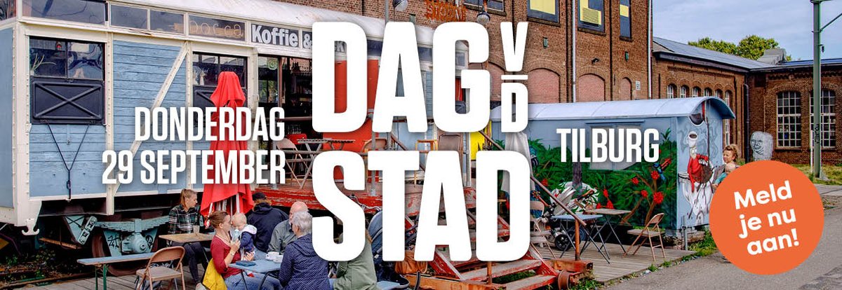 De inschrijving voor de zesde Dag van de Stad is vandaag geopend. Het grootste multidisciplinaire congres over stedelijke ontwikkeling strijkt op 29 september neer in de Spoorzone Tilburg, met een prachtige line up van sprekers en acts. dedagvandestad.nl