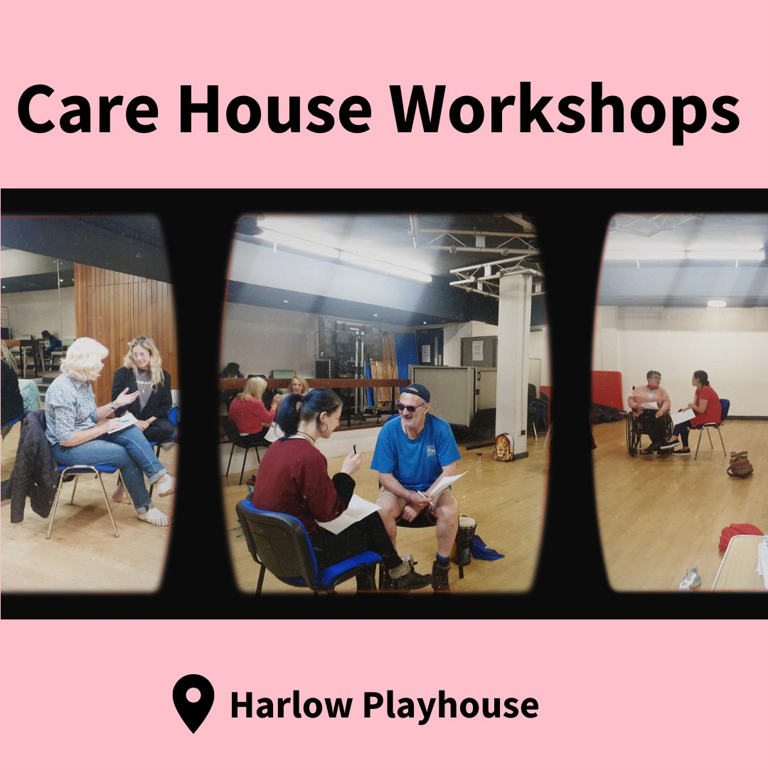 RhiannonFaith's tweet photo. We've been having a brilliant time working with people in Harlow in our Care House Workshops - exploring the themes of loneliness and isolation.

A HUGE thank you to @harlowplayhouse for hosting us and for all our incredible participants 🙏💗 https://t.co/eVeOrxNsBK