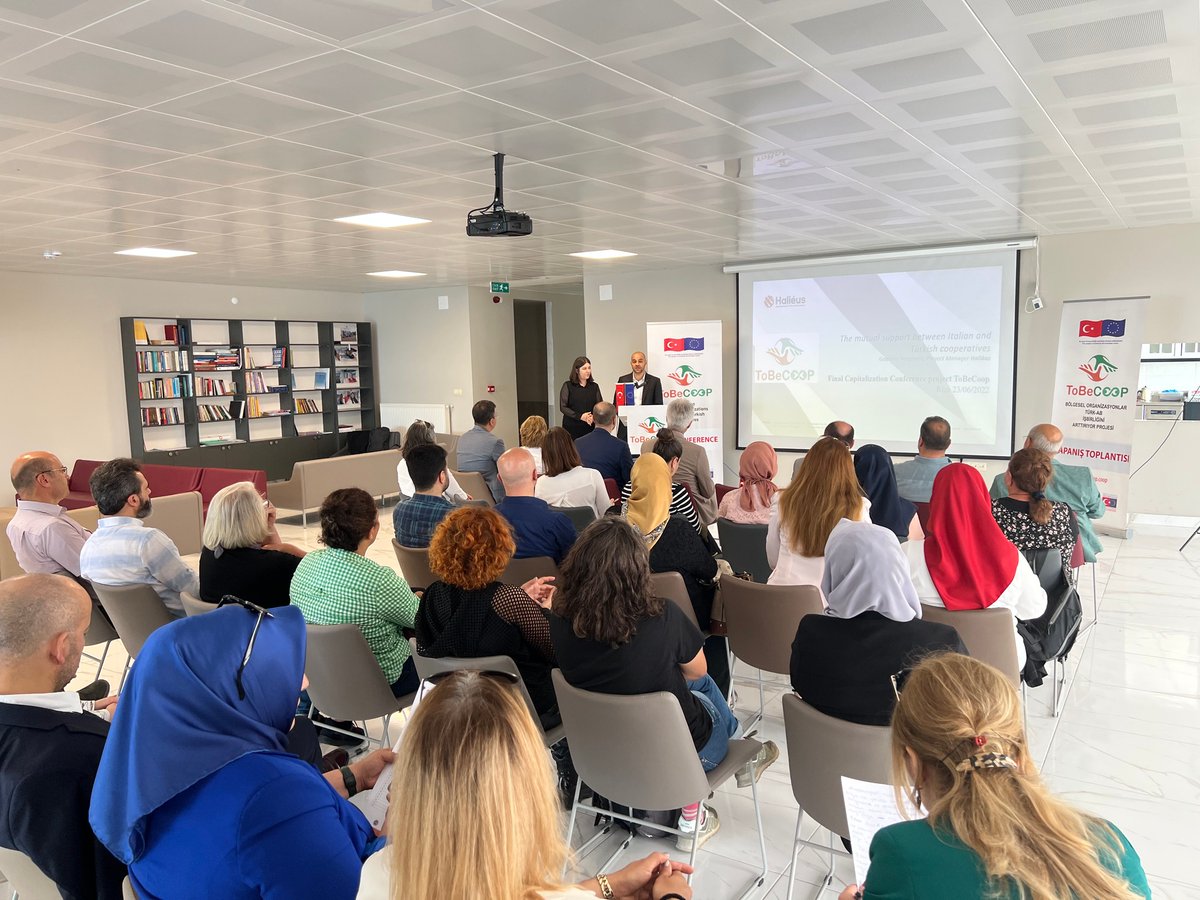 tobecoop's tweet image. Projemizin kapanış toplantısı yoğun bir katılımla gerçekleştirildi. Katkı sağlayan tüm paydaşlarımıza teşekkür ederiz. 
The final conference of our project was held with intense participation. We would like to thank all our stakeholders. @DiyalogProjesi @ABBaskanligi @Halieus_