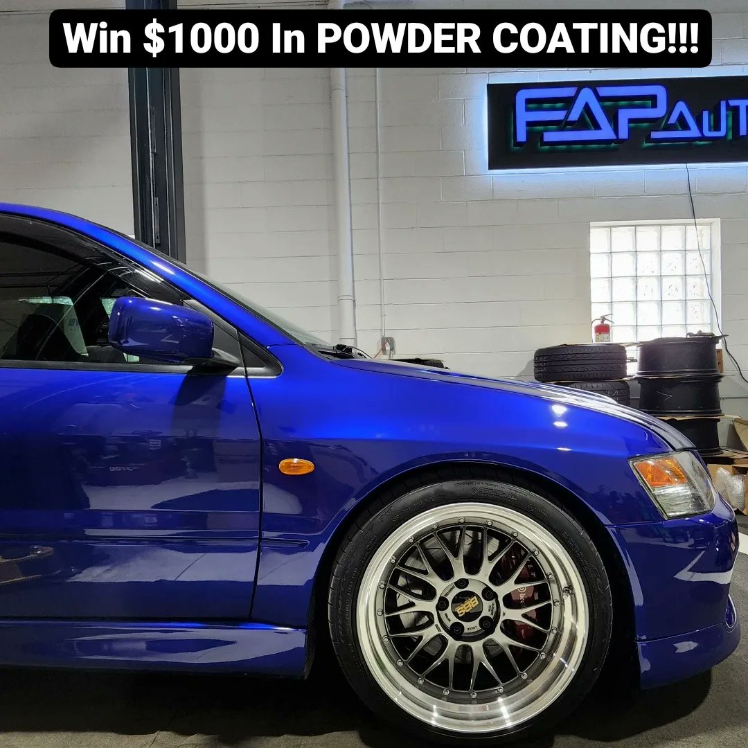 FAPAuto's tweet photo. Few days left to #win $1000 in powder coating. All you have to do is buy any part or have a service done in the month of June! #giveaway #entertowin #powdercoating https://t.co/NE90IoO2OQ