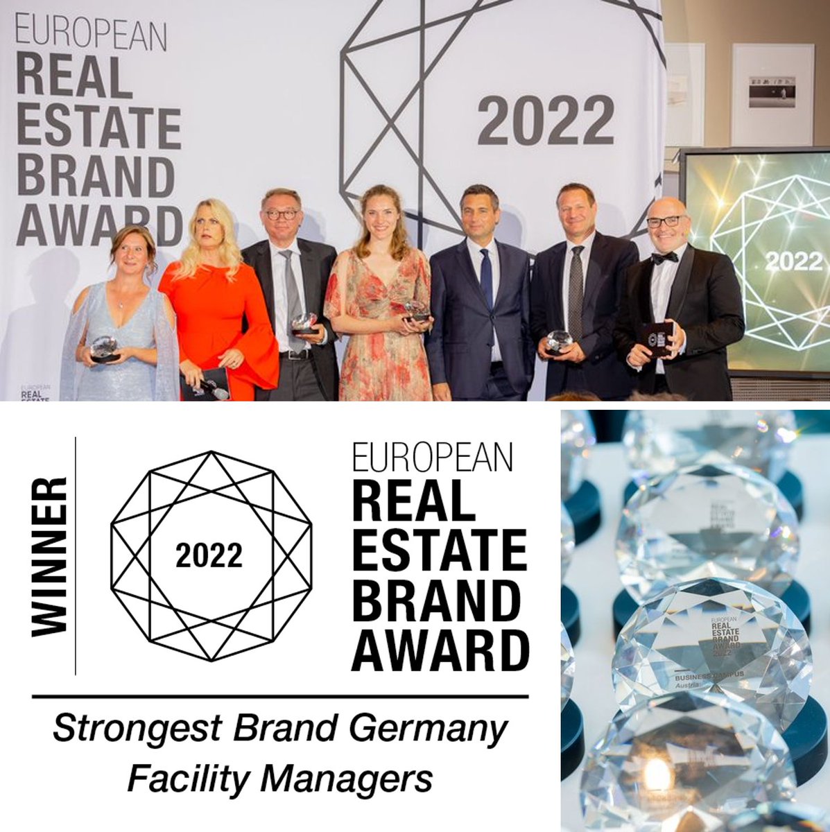 Wir sind stolz dieses Jahr wieder den deutschen #RealEstateBrandAward als markenstärkstes Unternehmen im #FM gewonnen zu haben! 👏 Mit unserer Sasse Service Excellence Mentalität, die unsere Mitarbeitenden täglich leben, können wir am Markt überzeugen. DANKE!
#rebaward2022 #award