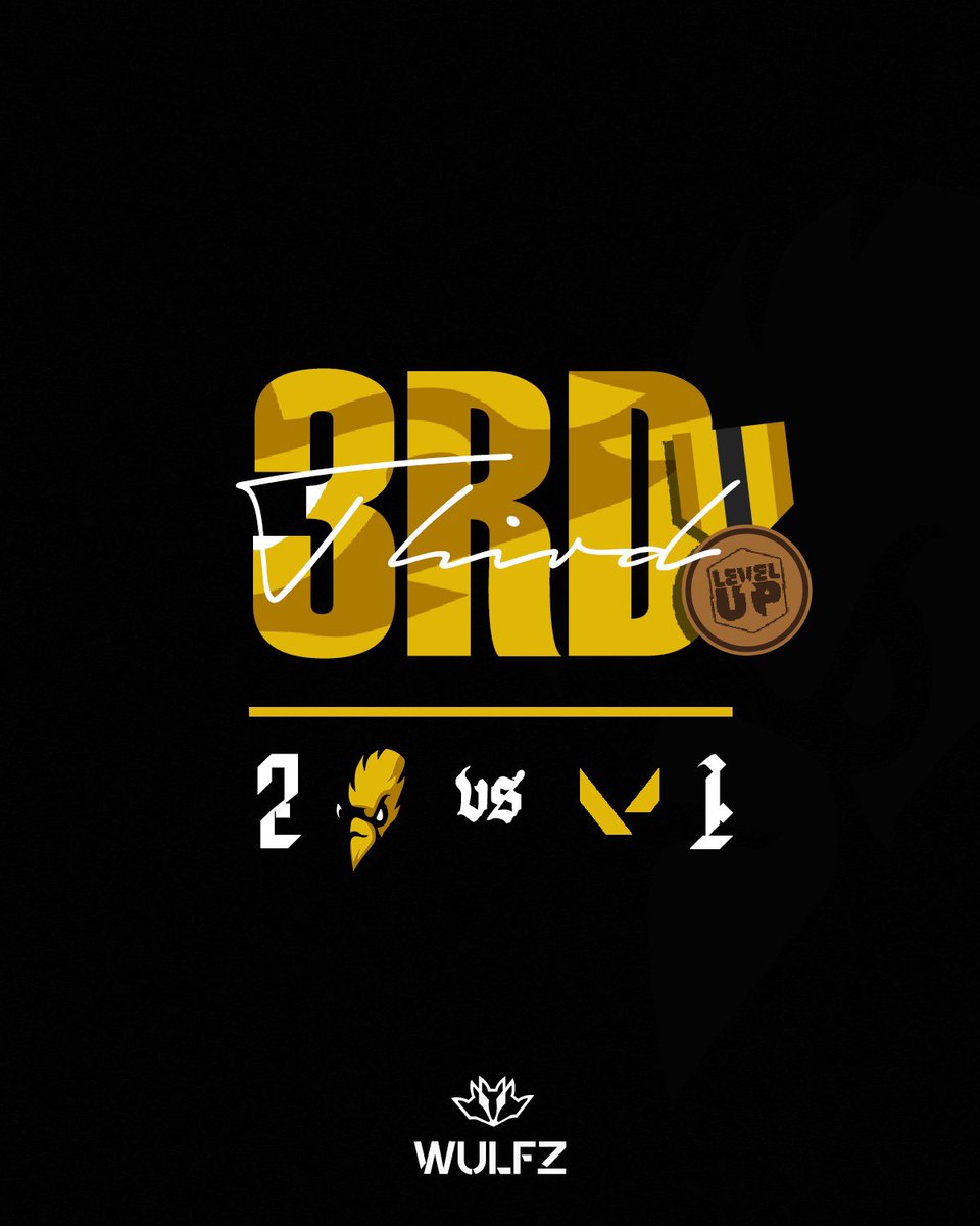 VALORANT takımımız rakibi ANY'i 2-1'lik skorla mağlup ederek Level Up turnuvasını 3. olarak tamamladı. 🥉

Elinize sağlık takım!