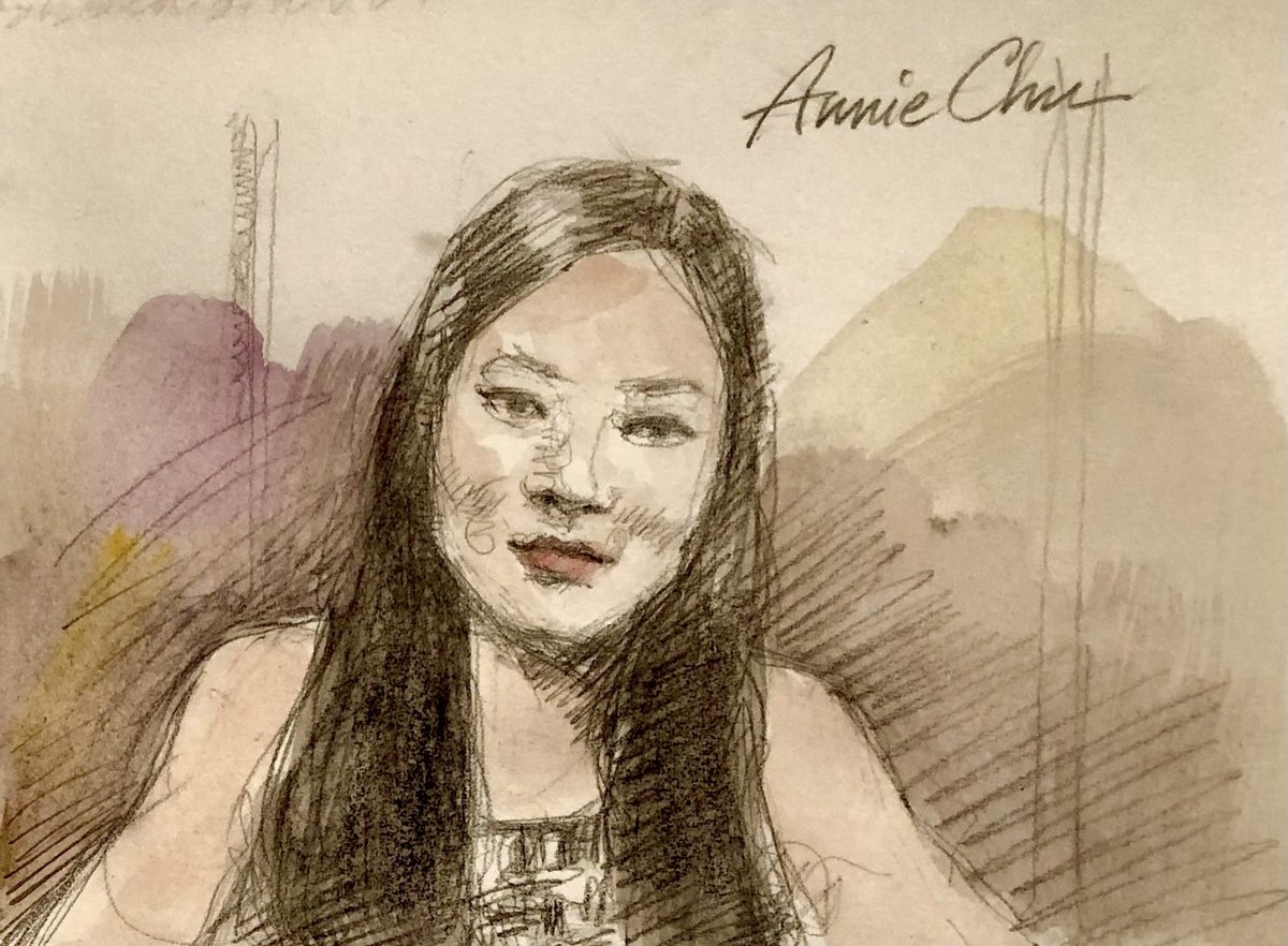 annieycchu's tweet photo. Pulled up some photos of attending last year’s virtual ⁦@Advocates_Soc⁩ End of Term where some of us were lucky enough to get sketched by courtroom sketch artist Pam Davies. Looking forward to seeing everyone in person at this year’s #EOT2022! #LawProm https://t.co/koZa6uWtvm