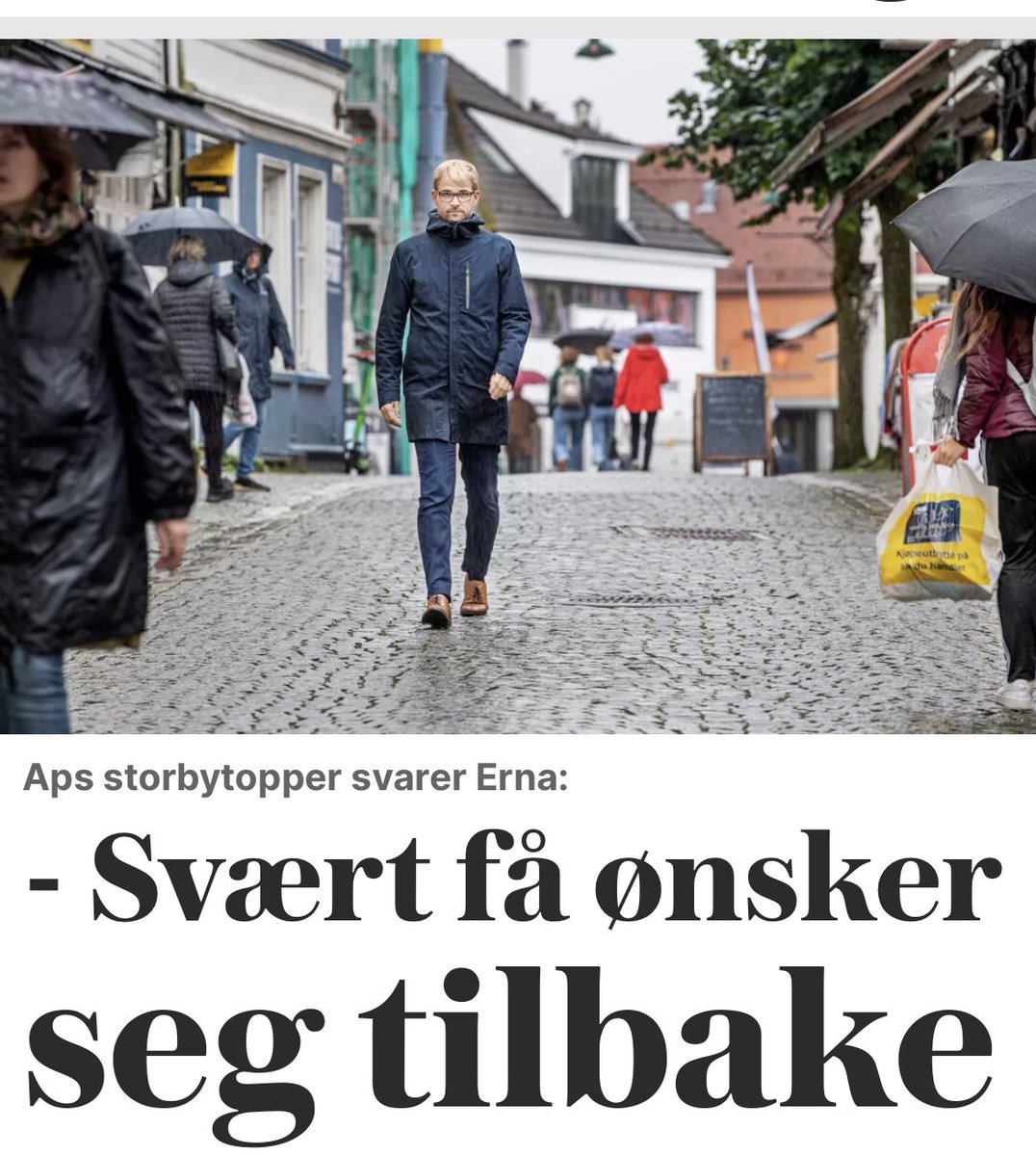 Really? Er sikkert derfor Høyre har over 30% på de siste Bergens-målingene, mens Ap sliter under 20%