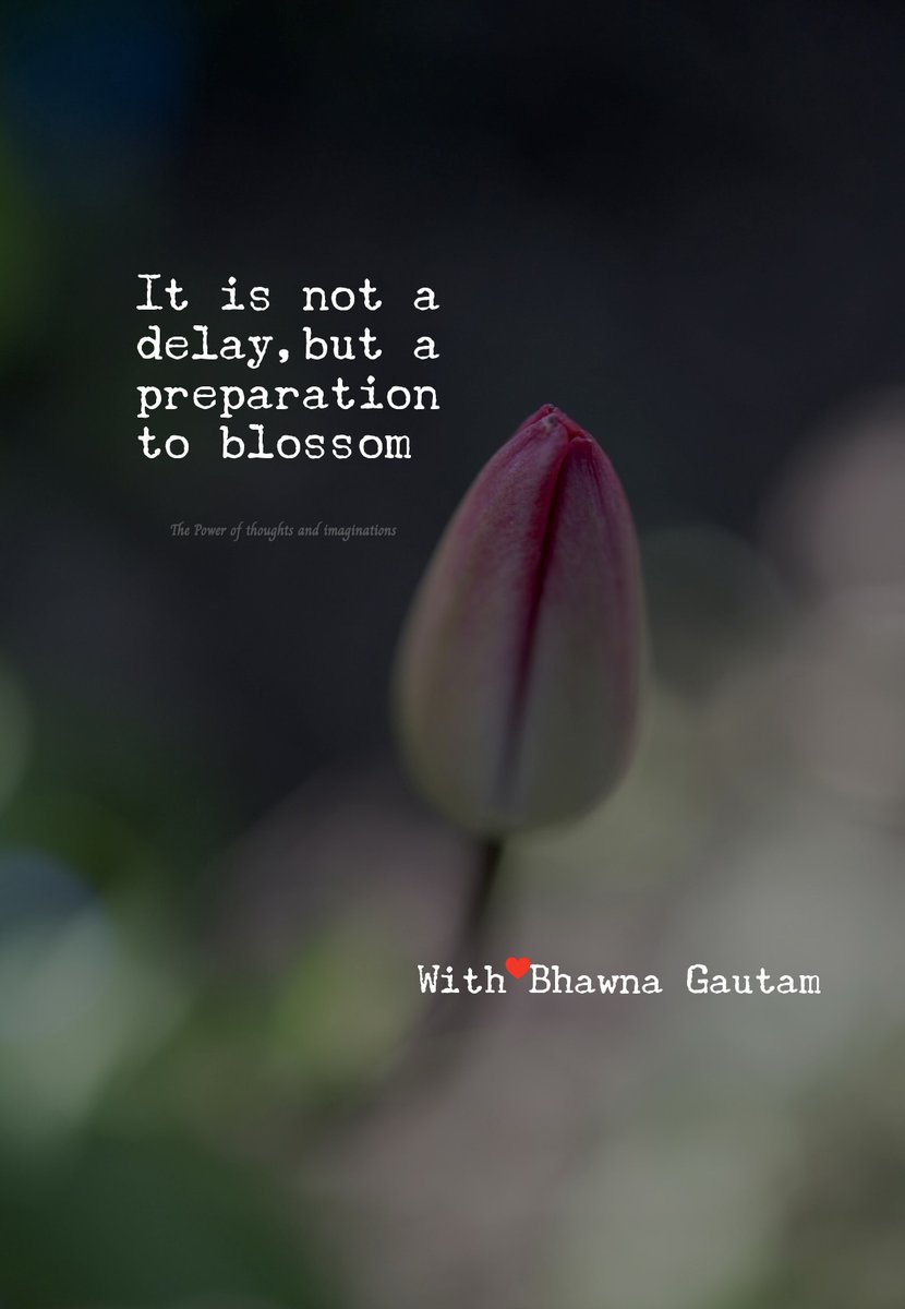 drbhawnagautam1's tweet photo. To help yourself during the waiting period, keep the trust that life will always bring the best for you. There is a time for everything to happen. At the right time, you will also receive what is meant for you.
Dr Bhawna Gautam
#time #patience #paceoflife #allowtime https://t.co/CuyUKSWaNy