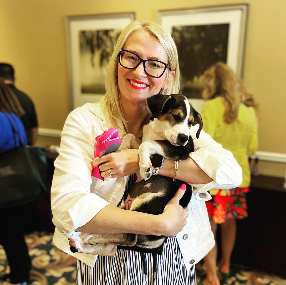 KristinTyler's tweet photo. Favorite part of the FL Bar Annual Conference?  Well other than talking about the benefits of freelance lawyers with @lawclerklegal it’s gotta be the #puppypit!! @TheFlaBar @FlaBarAnimalLaw https://t.co/Och0IdNGBS