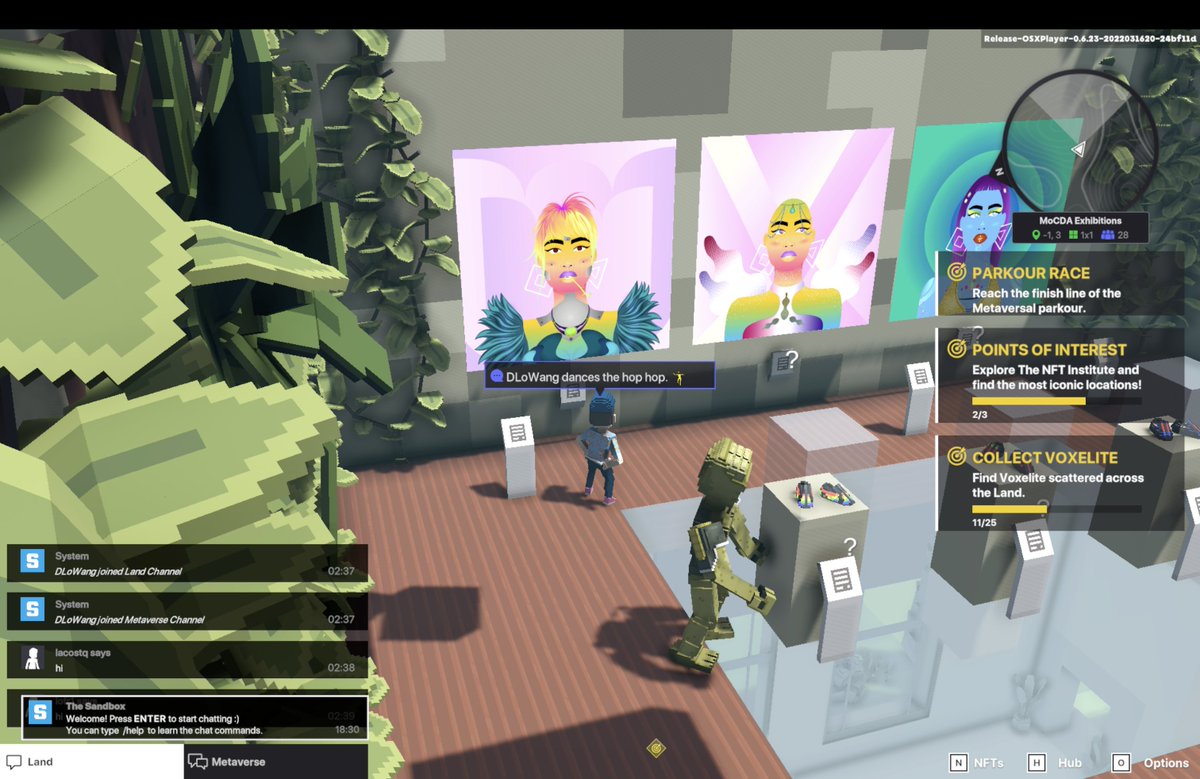 DLo_Wang's tweet photo. @TheSandboxGame @worldofwomennft I just participated in the #TheSandbox weekly contest for a chance to win 200 mSAND! I found the art piece, check out my screenshot below!
👇 https://t.co/jnvdjtc0T6