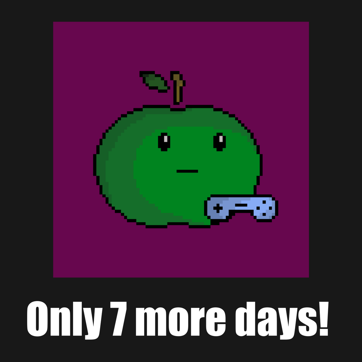 CreativeAppleCl's tweet photo. The mint date is getting close now, only seven more days left! 

https://t.co/B0ULAWLAuP

#nftart #nftcollectors #crypto #solana #nfts #nft #nftcommunity #cryptonews #nftcollection #CAC https://t.co/ihGUURFttP