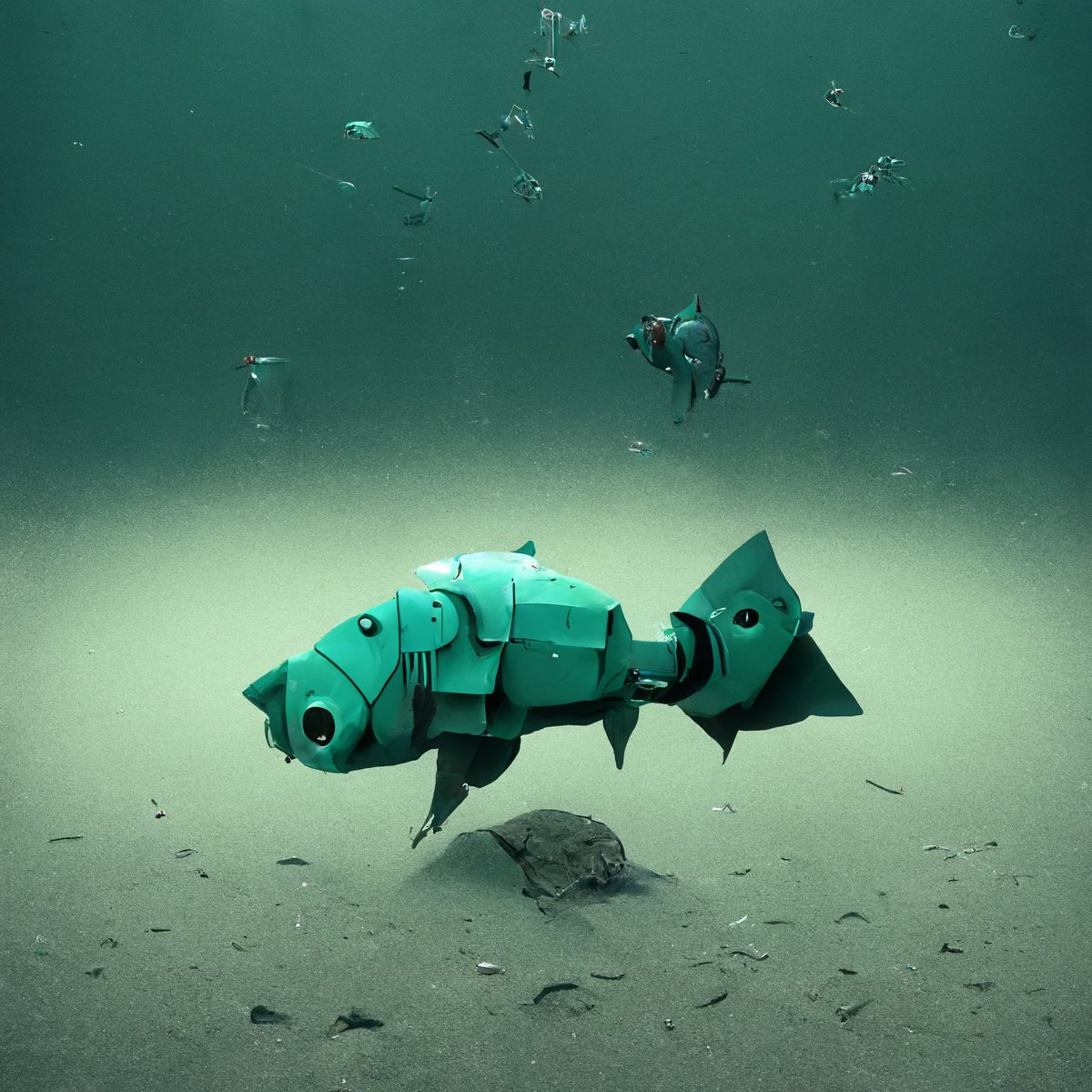 emmanuel_2m's tweet image. I&apos;m testing @midjourney (beta), it&apos;s the most MIND-BLOWING thing I&apos;ve seen. Similar to #dalle2, with the possibility to refine/upscale/generate variants of AI-generated images.

I have friends passes, HMU if you&apos;re interested

&quot;Huge robot fish in an underwater cave, low poly&quot;