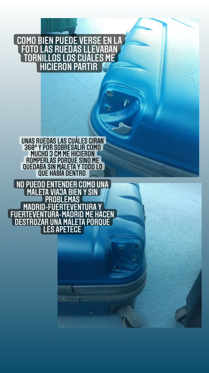 Parri_21's tweet photo. Una maleta de cabina por la que pagué al comprar mi billete y previamente viajó en la ida sin NINGÚN TIPO DE PROBLEMA 
@Ryanair_ES @Ryanair https://t.co/nvw5fhFQyt