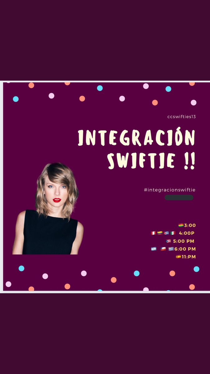 ccswifties13's tweet image. holaa, estamos organizando una integración HOY para fans de Taylor para conocer más mutuals!
cuéntanos un poco de ti y sube una foto tuya o de T (si prefieres pueden ser ambas)
espero participen y recuerden ayudarme a difundir 
 #integracionswiftie