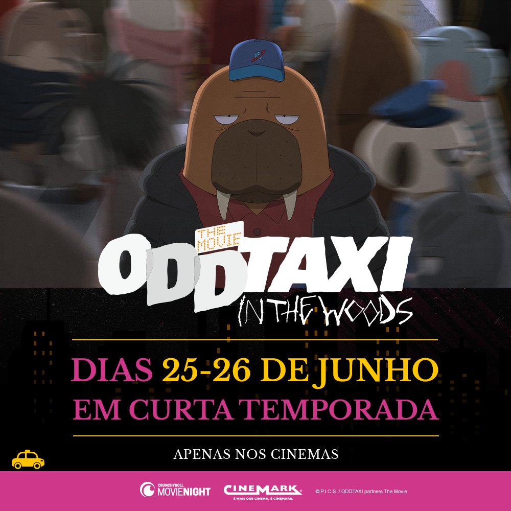 Em curta temporada, ODDTAXI In The Woods chega aos cinemas brasileiros