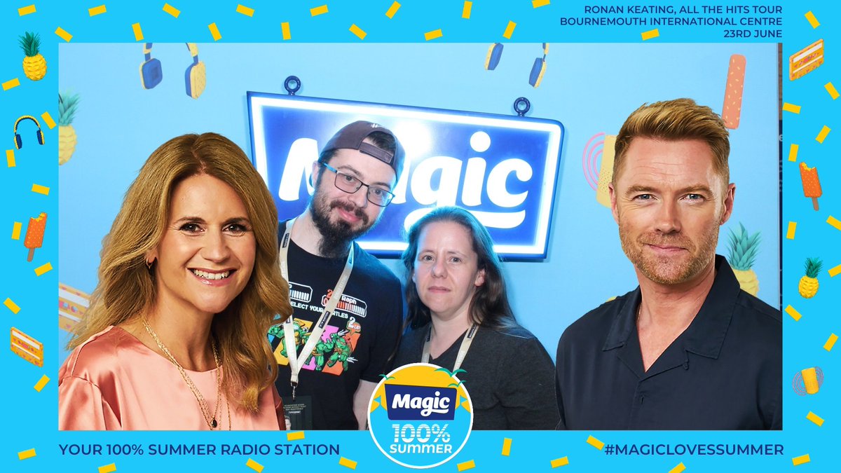 darkmotive1981's tweet photo. Finally get to see Ronan tonight 
@magicfm #MagicLovesSummer https://t.co/jN6UKe4qIK