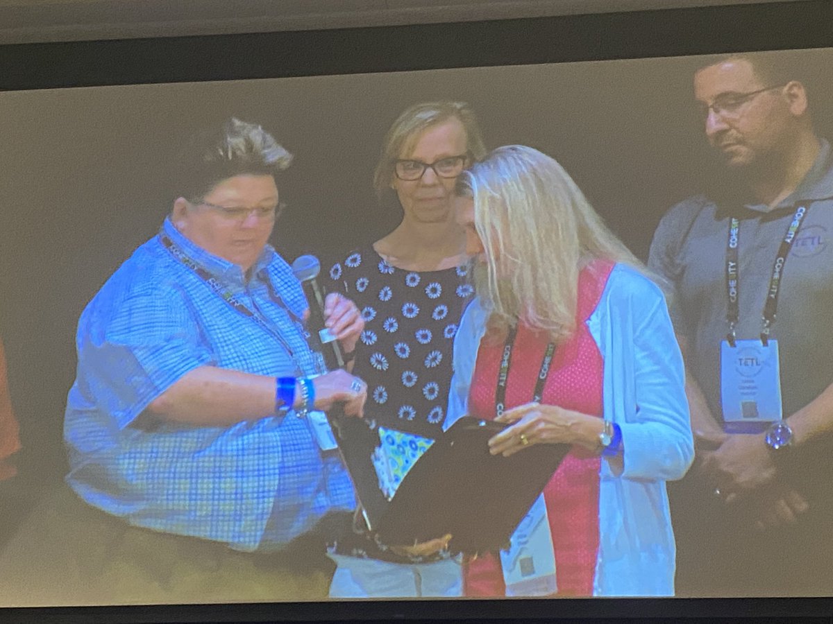 TXEdTechLeaders's tweet image. Celebrating the legendary career of our founding member and executive director Dr. @aowen52! Thank you for your friendship, leadership, example, service to your colleagues these 19 years, and for all your work educating the school children of Texas. We love you! #TETL2022