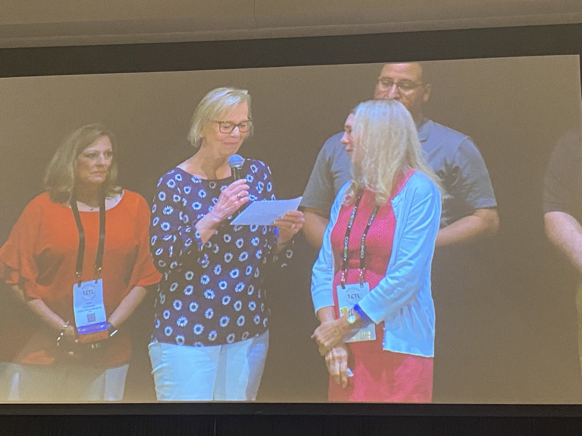 TXEdTechLeaders's tweet image. Celebrating the legendary career of our founding member and executive director Dr. @aowen52! Thank you for your friendship, leadership, example, service to your colleagues these 19 years, and for all your work educating the school children of Texas. We love you! #TETL2022