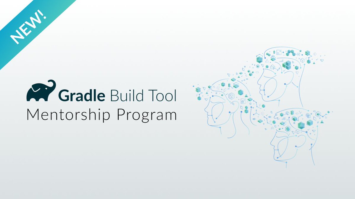 gradle's tweet photo. We're excited to announce a new #mentorship program. Get 1-on-1 support from a Gradle Fellow about #Gradle Build Tool and more. It's open to anyone, but we prioritize mentees from underrepresented groups. Apply today! 

App: https://t.co/I16JrKrkmv
Blog: https://t.co/2sMSrJ79GG https://t.co/mjVioVg6mZ