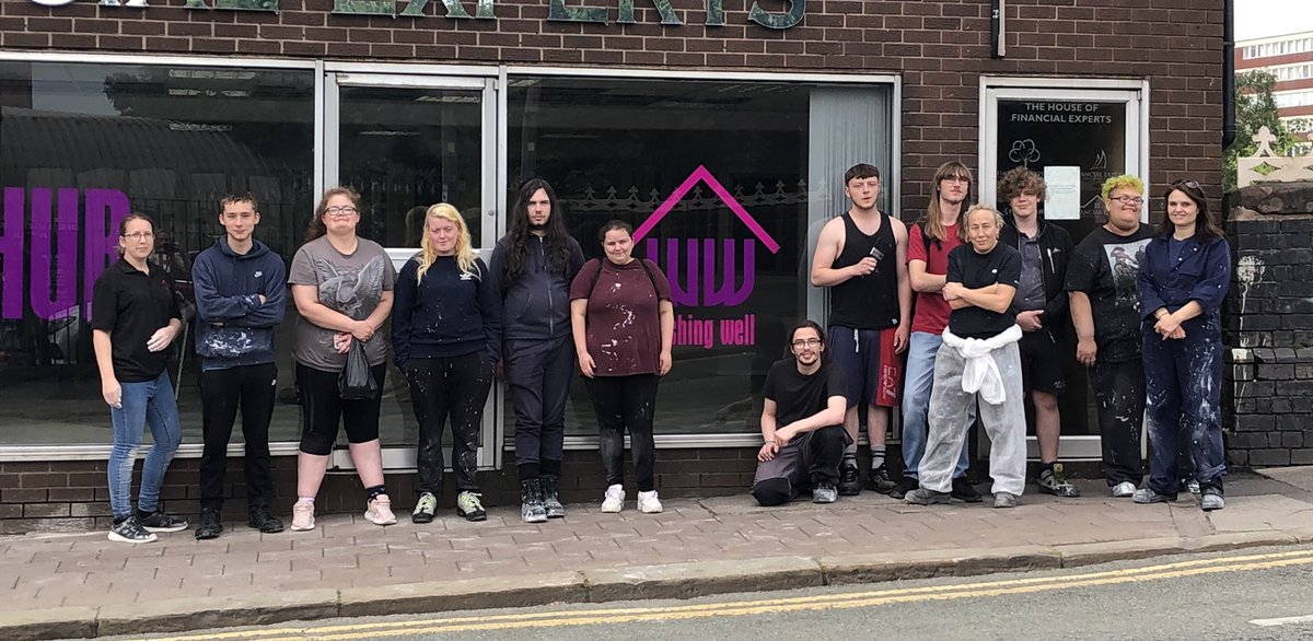 TheWishingWellP's tweet photo. Week two completed at the hub with the @CheshireFire @PrincesTrust team, Everyone in the team has got involved in make a difference to the hub, thank you to all of the team for your ongoing support and commitment. Amazing team work shown by all. #teamwork #CommunityEngagement https://t.co/TI7IIJVTxC