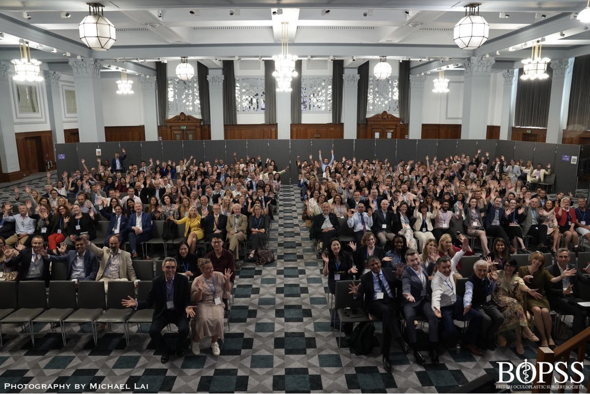 Many thanks to my co-organisers, brilliant speakers and 300 delegates for making the British Oculoplastic Surgery Society (BOPSS) 2022 Meeting in Manchester a success! #Oculoplastics #Ophthalmology