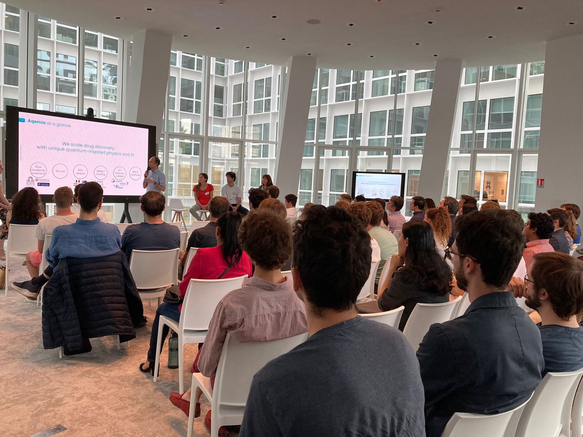 Aqemia (@aqemia) on Twitter photo We are very pleased to welcome you tonight for our 1st event at <a href="/PariSanteCampus/">PariSanté Campus</a> 🚀🚀
#drugdiscovery #MachineLearning #SoftwareEngineering We are very pleased to welcome you tonight for our 1st event at <a href="/PariSanteCampus/">PariSanté Campus</a> 🚀🚀
#drugdiscovery #MachineLearning #SoftwareEngineering