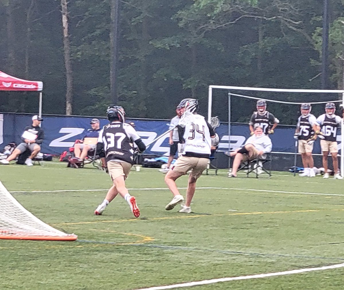 AHSMaroonsLax's tweet photo. @AHSMaroonsLax rising seniors @harrisonvhanson and @LiamLord17   on the East Coast having a blast playing with the best in the country at @ShowtimeLax https://t.co/BzkYK7immw