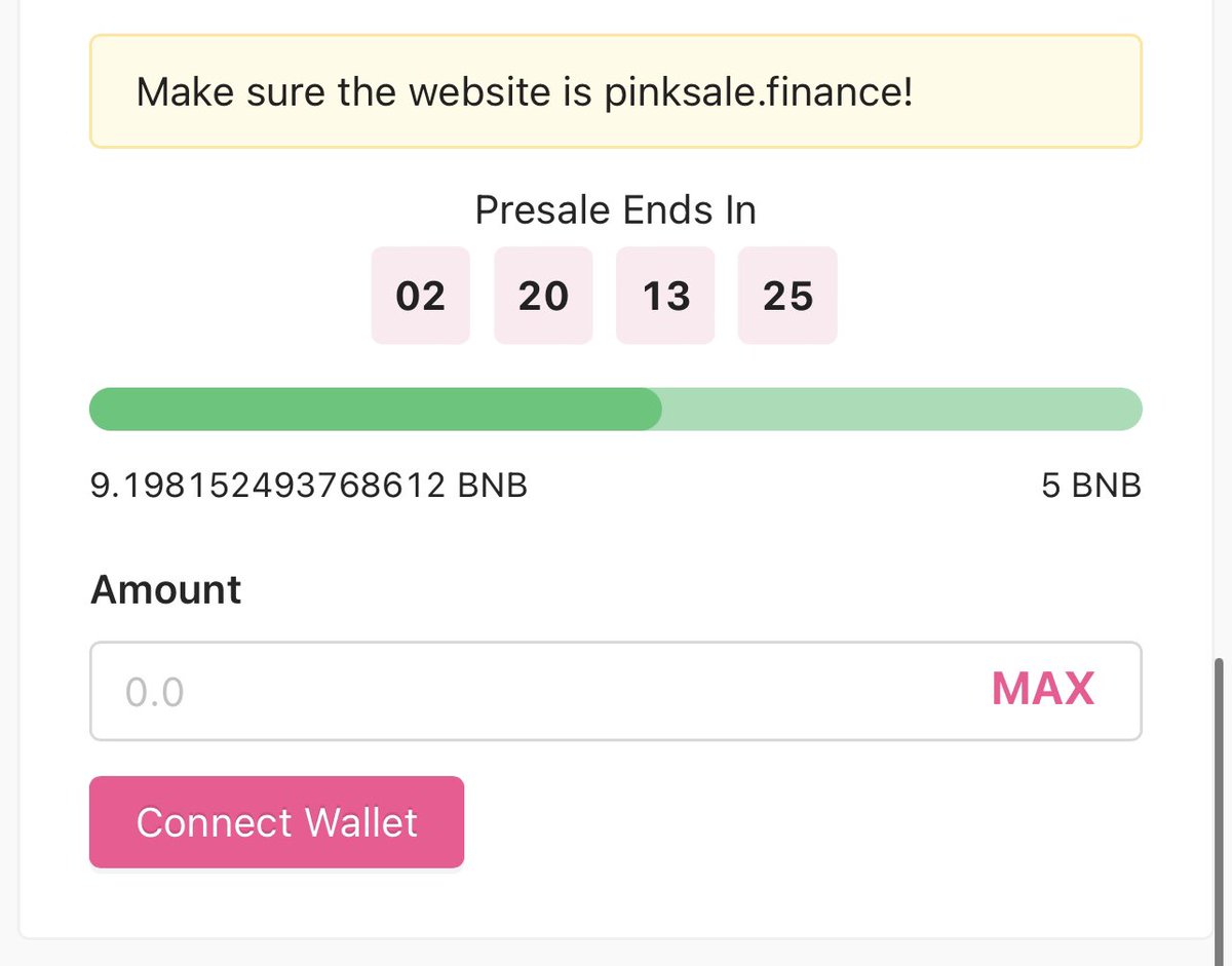 📌2 days 20 hours Presale Ends Buy now : pinksale.finance/launchpad/0x6a… 🟢No Dev Wallet✅ 🟢Low MCAP✅ 🟢Anti Rug ✅ 🟢Renounce Ownership [after presale end] 🟢Ape 2.0 with lambo ✅ 🟢Billboard in New york [on progress] 🟢Marketing Calls [on progress] 🟢Early to x10000✅ #NFT #NFTS