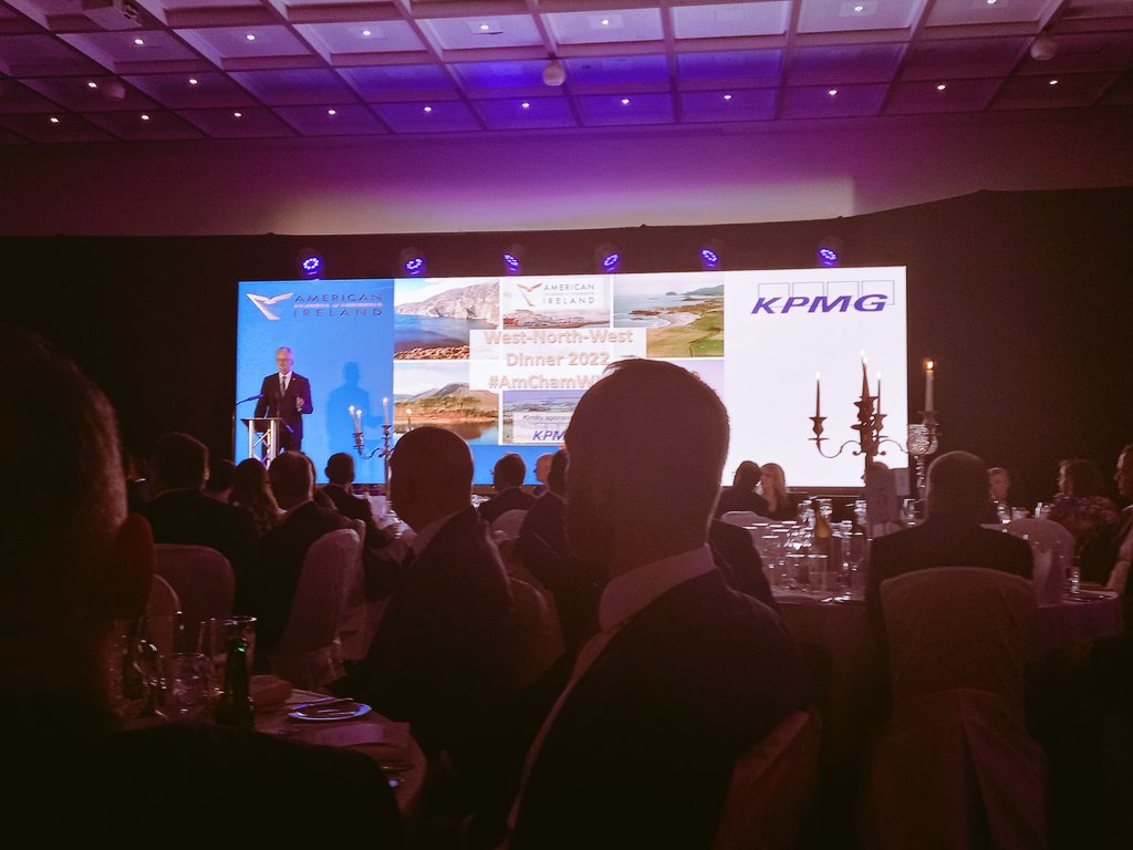 AEBMillar's tweet photo. An engaging day and night at the @AmericanChamber #AmChamWNW Conference and Dinner!
Greatly enjoyed facilitating a panel this morning on long term regional investment, the future of work, and opportunities to develop RDI and sustainability opportunities in the West-North-West. https://t.co/jJZPK8LIhU