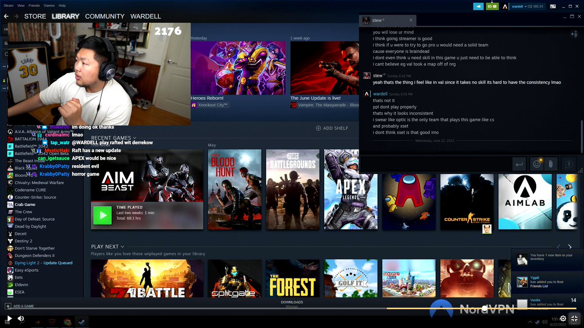 wardell, Twitch yayınında Stewie2K ile olan mesajlarını sızdırdı!

Stew to VAL 👀