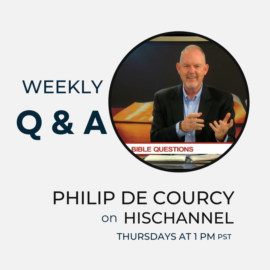 PhilipDeCourcy's tweet photo. Watch today's Q & A Discussion with Pastor Philip on HisChannel.
————————
Tune in at 1:00pm PST
————————
Don't miss it! Catch it LIVE today.
Watch here: https://t.co/AnPfceAYre
#KTT #KnowTheTruth #HisChannel https://t.co/x1WbeNYCL9