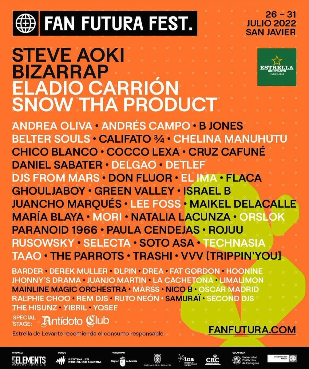 VENDO ENTRADA FAN FUTURA (más barata que el precio original) el cartel es este, si a alguien le interesa que me diga 😁😁