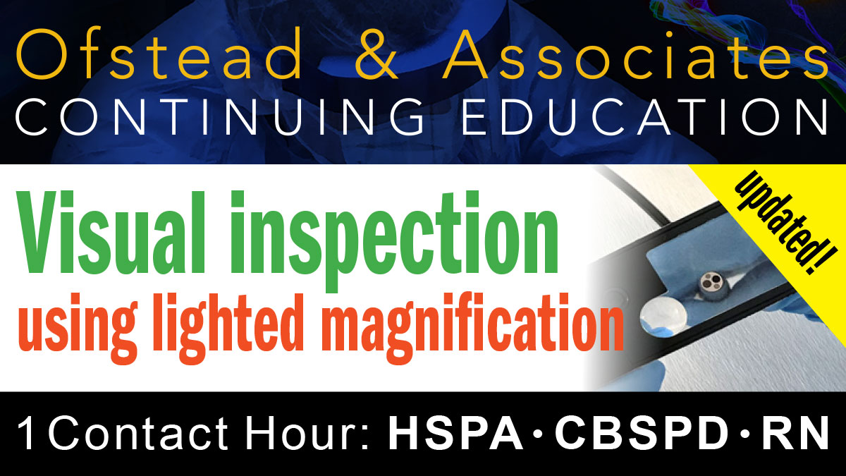 OFSTEADinsights's tweet photo. New LIVE event from Ofstead on visual inspection with lighted magnification on 6/30/2022 at 1:00 CT! 

Learn about endoscope anatomy, see real-world photos of defects, and get CE. Register for free at: https://t.co/479QeHfotj

#endoscope #endoscopy https://t.co/yywKLFpUzw
