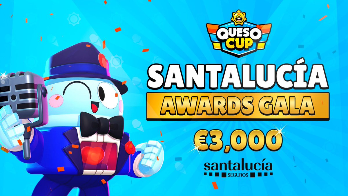Queso Cup (@quesocuptv) on Twitter photo Introducing the BS Awards Ceremony by <a href="/santalucia_seg/">Santalucía Seguros</a>‼️With a prizepool of 3000€ to be distributed in these categories:
🆕Best Rookie
👑MVP
🤸♂️Best Play
⚽Best Goal
😱Best Reaction
Nominees will be posted at the end of the season. Winners will be revealed in a special stream. Introducing the BS Awards Ceremony by <a href="/santalucia_seg/">Santalucía Seguros</a>‼️With a prizepool of 3000€ to be distributed in these categories:
🆕Best Rookie
👑MVP
🤸♂️Best Play
⚽Best Goal
😱Best Reaction
Nominees will be posted at the end of the season. Winners will be revealed in a special stream.