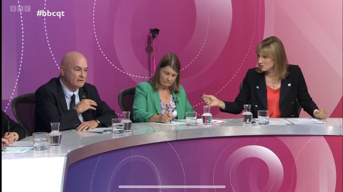 Fiona: “Sorry Mick, you’ve had a couple of minutes but we’re fed up of your honesty. I need to hear from my Tory” #bbcqt
