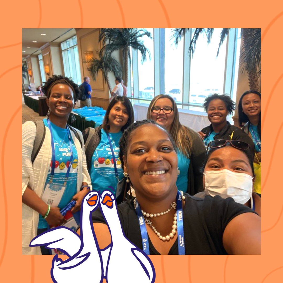 Goosechase's tweet photo. Photographic evidence that smiles are contagious ๐
The @TCEA #ETC22 conference in Galveston looked like an absolute hoot. (Huge honks for sharing, @chejuanamar ๐งก)
Want us to feature photos of your community on a GooseChase? Tag us and use the hashtag #SayGeese! ๐ง https://t.co/PvrgwOxFOG