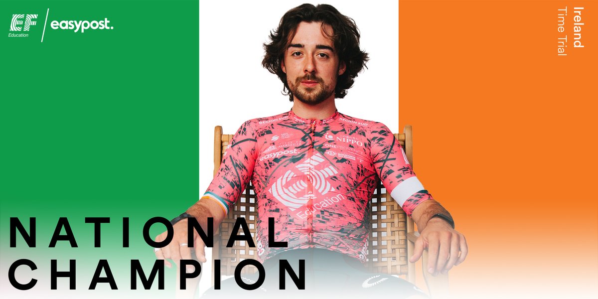 💥💥💥 BEN HEALY. 🇮🇪 Remember the name. 

A huge congrats to our new Irish national time trial champ on an amazing ride. This one was a long time coming.