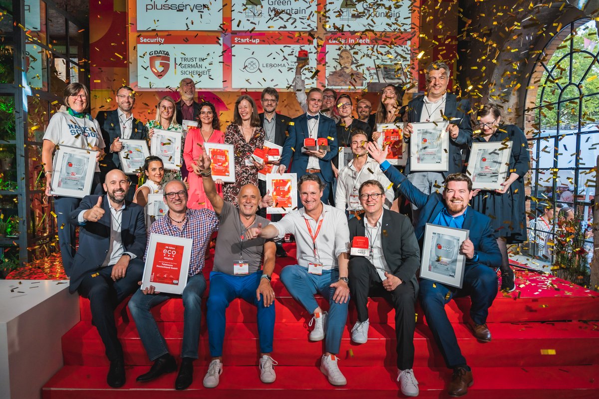 Das war der #ecoaward. Herzlichen Glückwunsch an alle Gewinner 🥳! Lieben Dank an alle Teilnehmer + Mitwirkende hinter und vor den Kulissen, Juroren sowie unsere Medien- und Award-Partner 🙏!