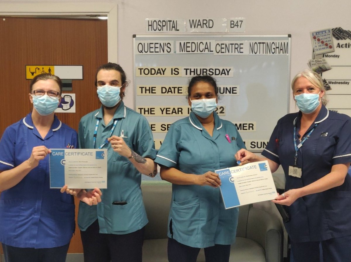 Ward B47 (@wardb47nuh) on Twitter photo Congratulations to our very own Alex and Sheela for completing their Care Certificates. Well done both of you!
<a href="/HcopTeam/">TeamHCOP_NUH</a> <a href="/NUH_AcuteMed/">NUH Acute Medicine</a> #nurses #carecertificate #queensmedical Congratulations to our very own Alex and Sheela for completing their Care Certificates. Well done both of you!
<a href="/HcopTeam/">TeamHCOP_NUH</a> <a href="/NUH_AcuteMed/">NUH Acute Medicine</a> #nurses #carecertificate #queensmedical