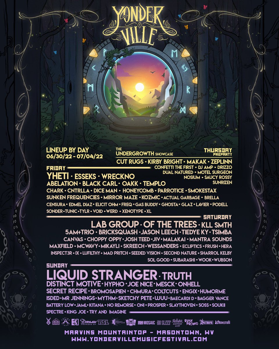 holy cow!!! <a href="/YondervilleFest/">Yonderville Fest</a> is next week, and we can’t begin to describe to you how excited we are 🔊

we have been working tirelessly for months to bring you the ‘Temple Stage’ catch us there all weekend 🔊🔊🔊

more info on that coming soon 🔊