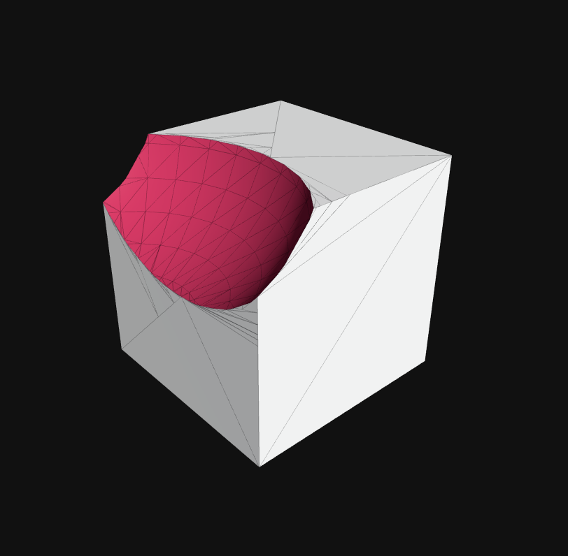 garrettkjohnson's tweet photo. It supports arbitrary geometry and materials and in some complex cases is over 2 orders of magnitude faster than some other three CSG libraries. It uses techniques inspired by @logicalerror's RealtimeCSG and @godotengine's CSG with some adjustments.

2/4 https://t.co/CEXNoCegta