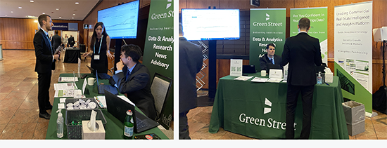 GreenStreet_CRE's tweet photo. Live events are back on both sides of the Atlantic! In early June, we went to NYC for #REITWeek, one of the biggest events for publicly traded real estate companies. If you're a #sales pro eager to get back out there, view all of Green Street's careers: https://t.co/7HdwiJruaf. https://t.co/bpraDyziVE