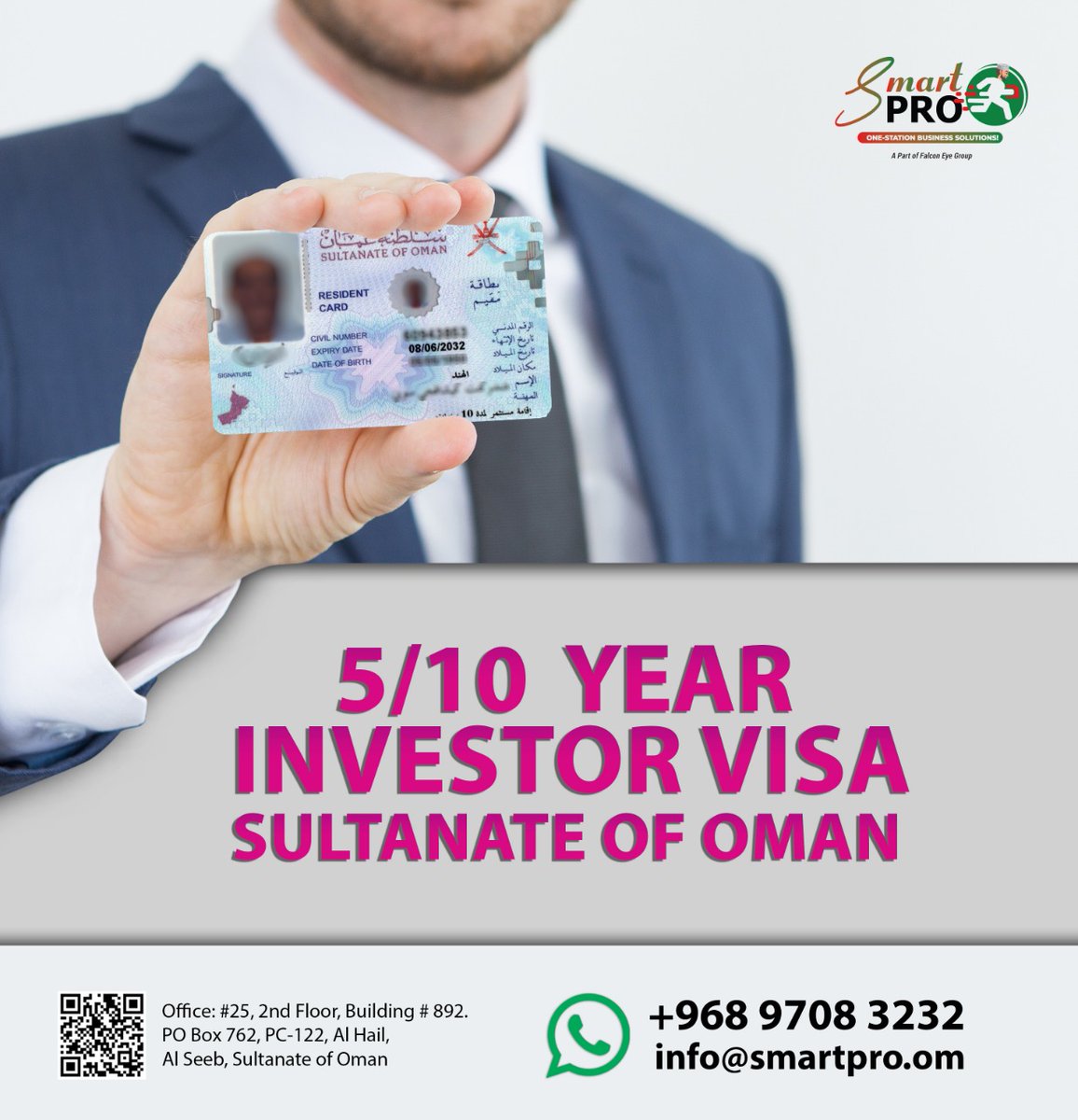 Smartprooman's tweet photo. #goldenvisa #investorvisa #oman
#omanvisa #visa #investor
#oman #businessgrowth

Reach us on WhatsApp
https://t.co/EY43QivnFC
+968 9708 3232 https://t.co/chfbPEo07j