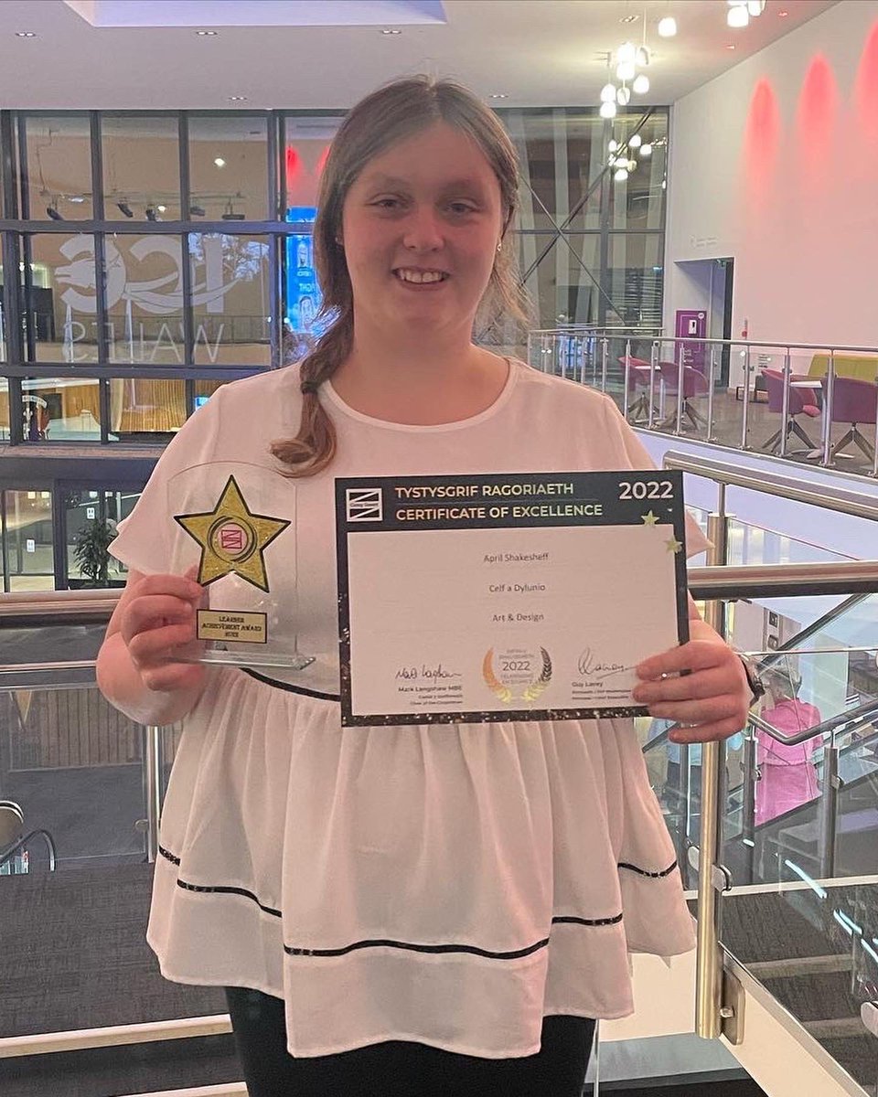I was told my autistic daughter would not accomplish much in life. I wanted to encourage her to pursue her interests and any opportunities. April won an art and design student achievement award last night,making me a proud mum but also showing that disability does not define you.