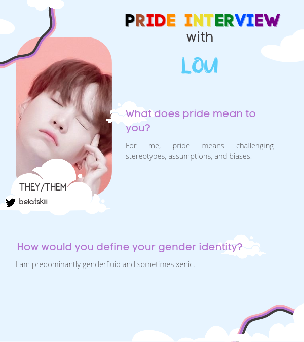 transrepzine's tweet photo. Lou, one of our writers, wants you to keep in mind that "You're worth so much more" as they talk to us about what Pride means to them for our #PrideInterview series. https://t.co/qU94I4tBaV