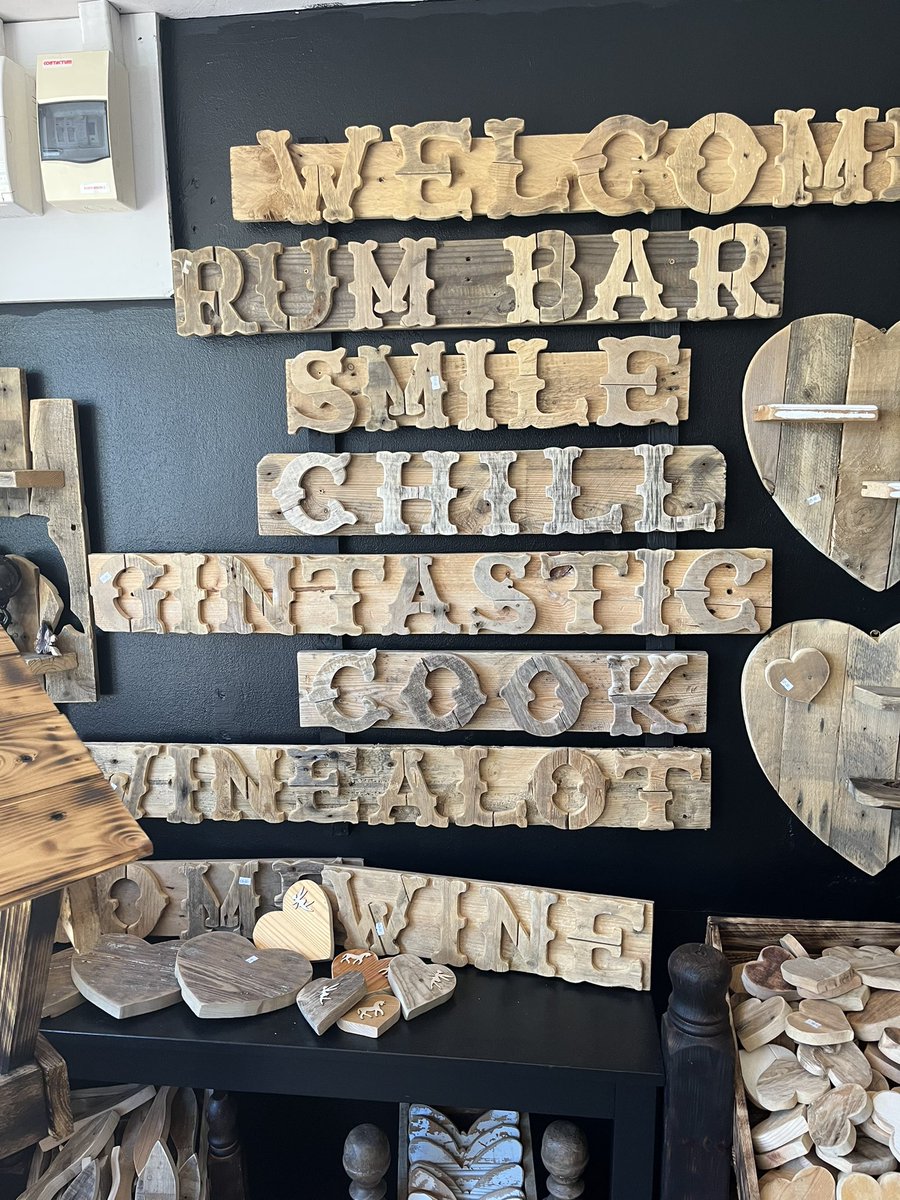 scrapwoodjunkie's tweet photo. Nearly there for our grand opening this Saturday #shopsmall #shopsmallbusiness #shopsmallbiz #shoplocal #CraftBizParty #business #rusticsigns #shopwelsh # https://t.co/JGgZREMGLZ