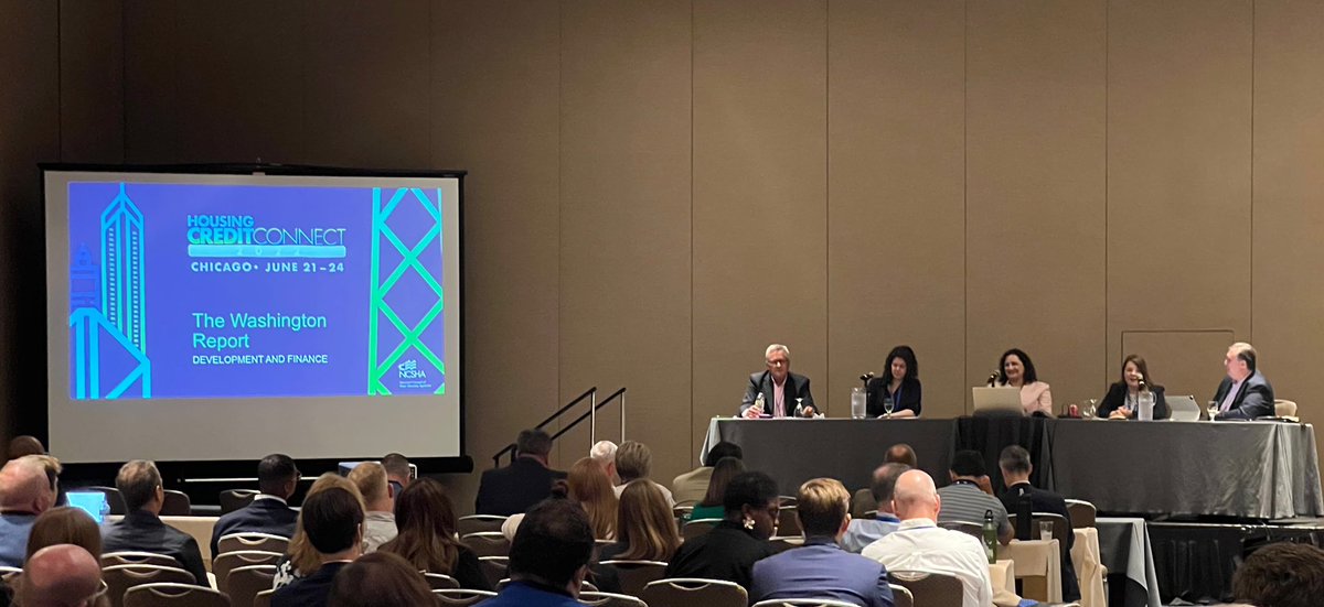 CarolineZonts's tweet photo. Fantastic update on key #HousingCredit issues today at #HCC22, including state of reconciliation, CRA reform & global min tax. Feat. #affordablehousing leaders @NovocoPolicy @NovogradacCPAs, Bob Moss @HousingAdvGroup, @NCSHAhome @Jennifer_NCSHA & @AHTCCoalition @EmilyCadik. https://t.co/o0wR5ySyod