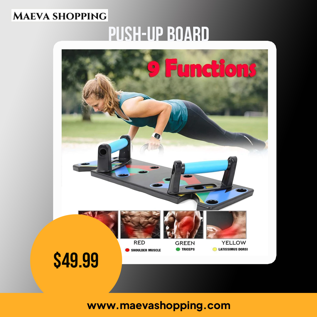 maevashopping's tweet image. PUSH-UP BOARD...
Visit: maevashopping.com/products/planc…
#homeaccessories #handbag #ledshower #fitnessaccessories #musclestimulator #phonepurse #ThinkUnitedInc #ThinkUnitedServices