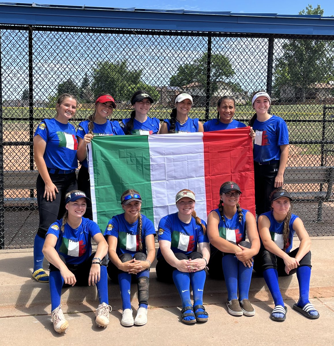 Team Italy 16u is ready to go for Gold this weekend in <a href="/TCSFastpitch/">TC Fastpitch</a> international challenge! Good luck ladies! #teamitaly