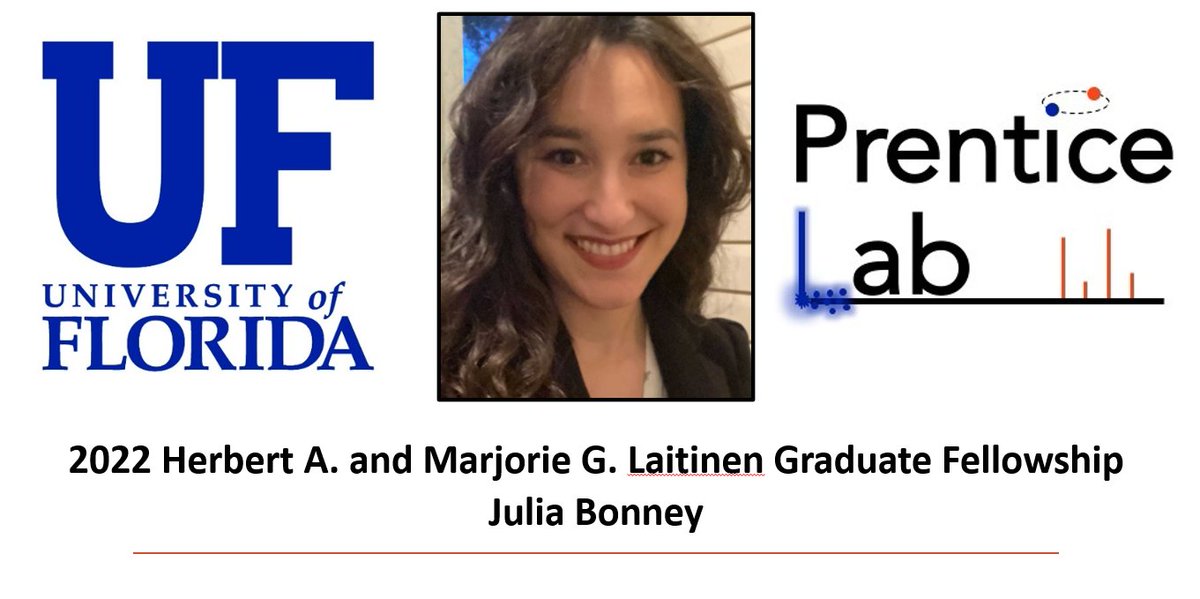 Prentice Lab UF (@prenticelabuf) on Twitter photo Congrats <a href="/juliaR_bonney/">Julia Bonney</a> on being selected for the 2022 Herbert A. and Marjorie G. Laitinen Fellowship! We look forward to more great research coming soon! #ImagingMS #TeamMassSpec <a href="/UFChemistry/">UF Chemistry</a> Congrats <a href="/juliaR_bonney/">Julia Bonney</a> on being selected for the 2022 Herbert A. and Marjorie G. Laitinen Fellowship! We look forward to more great research coming soon! #ImagingMS #TeamMassSpec <a href="/UFChemistry/">UF Chemistry</a>