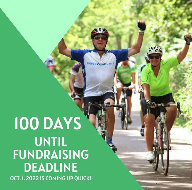 SCpeloton's tweet photo. Calling all fundraisers!! We are closing in to the final months for fundraising. We are ALL IN and only have 100 days until the deadline of Oct. 1. 2022! Need some tips and tricks? https://t.co/7dSv1oKnNq

#onegoal #simplycommunity https://t.co/35rXMhtbtB
