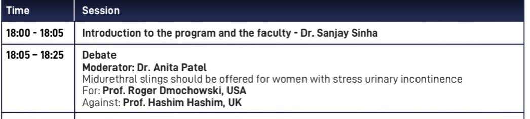 Debate of the Decade - To mesh or not to mesh, that is the question? Big task against a worthy adversary. Get your pompoms ready to cheer📣🪅🕺💃@icsoffice @iugaoffice @Uroweb @ESRUrology @AmerUrological @USANZUrology @sufuorg @IBUSurology @BAUSurology